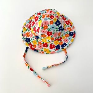 Hanna Andersson Floral Sunblock Swim Hat Size XS